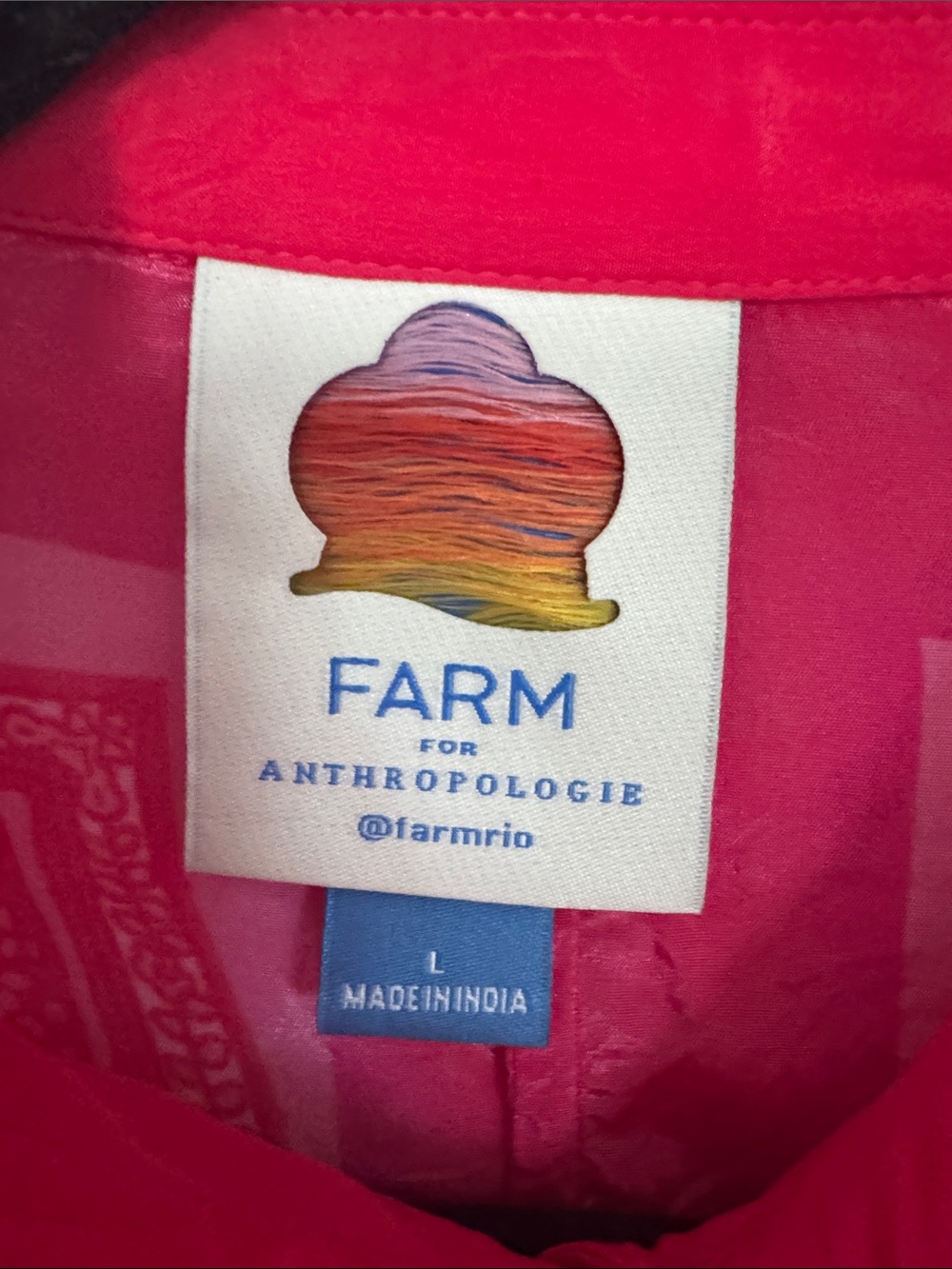 Farm Rio Pink Blouse - Picture 7 of 8